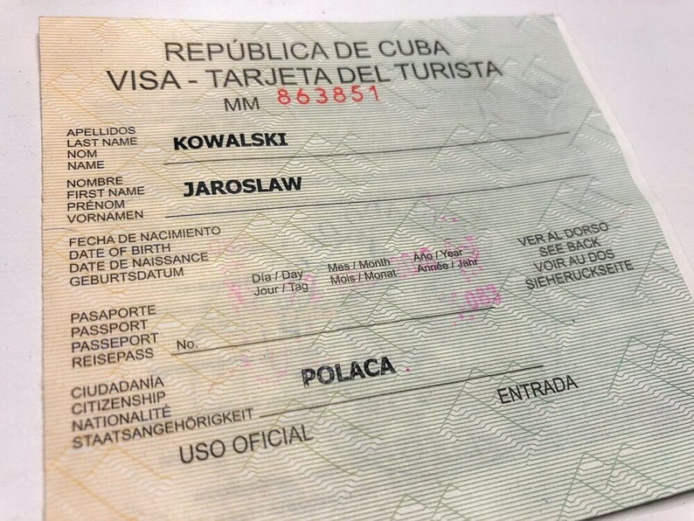 Kuba ciekawostki - co warto wiedzieć przed podróżą 8 kubańska viza