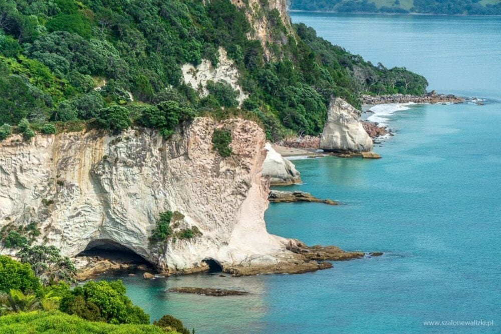 Cathedral Cove - Nowa Zelandia - magiczne okno Półwyspu Coromandel 13 cathedral cove - nowa zelandia