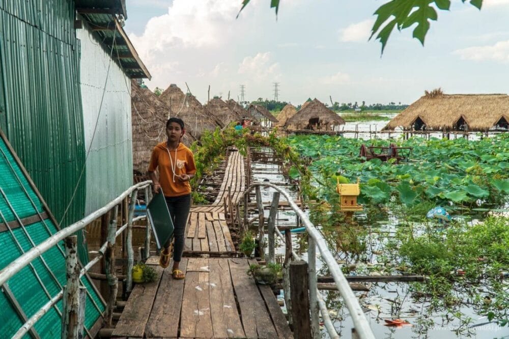 tonle sap w kambodży