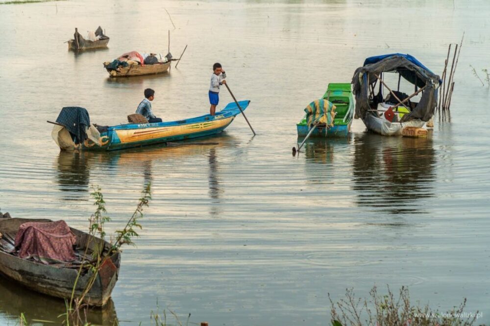 tonle sap w kambodży