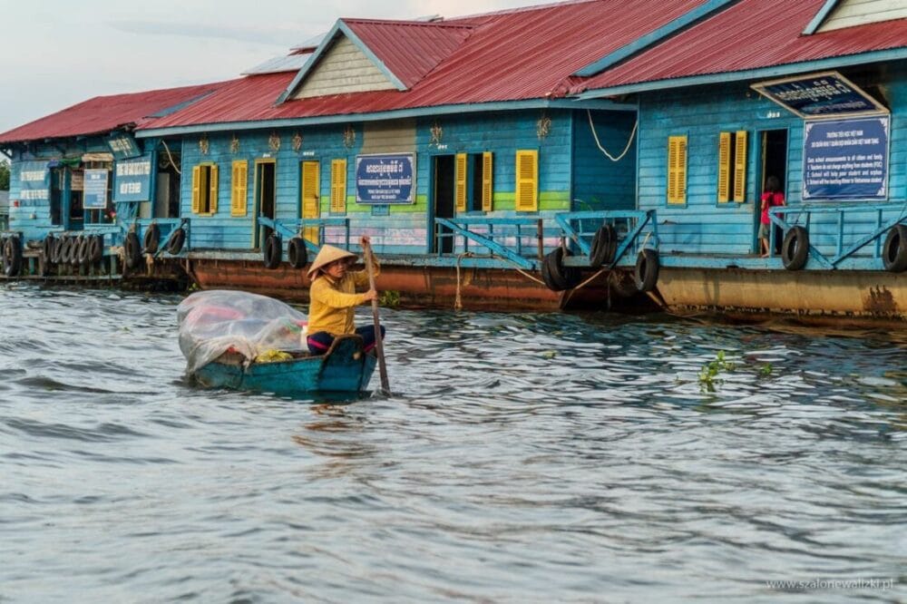 tonle sap w kambodży