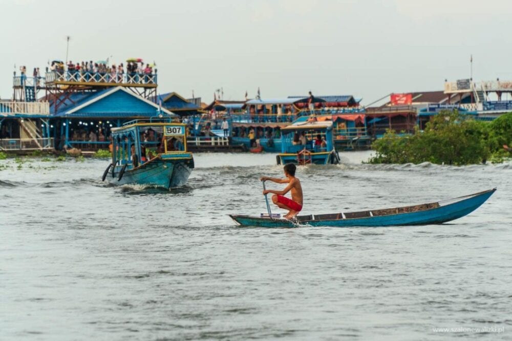 tonle sap w kambodży