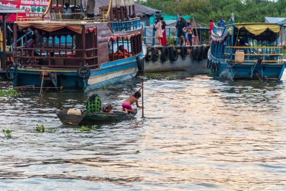 tonle sap w kambodży