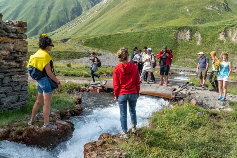 dolina truso w gruzji